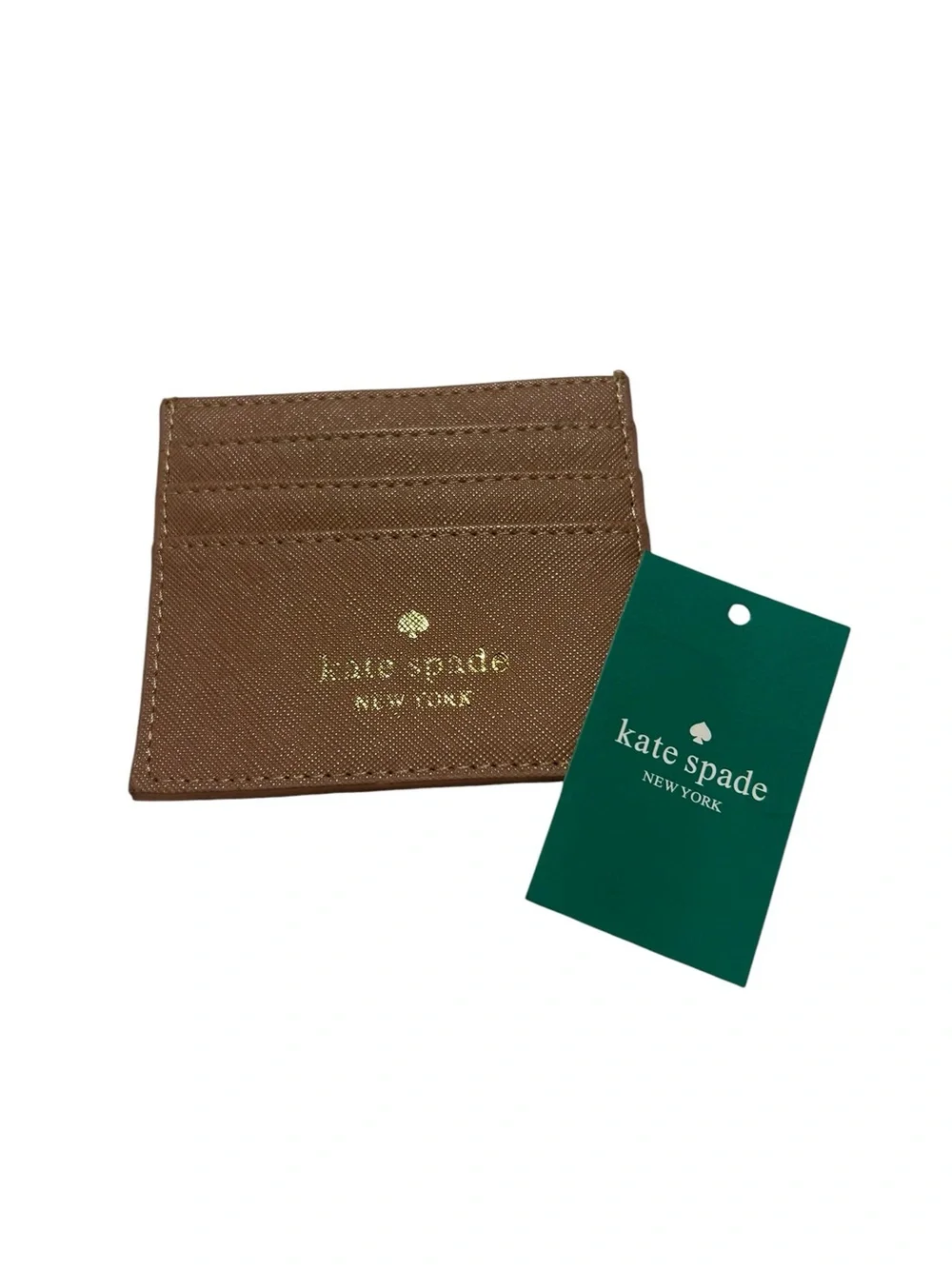 kate spade New York glitter Leather Cardholder